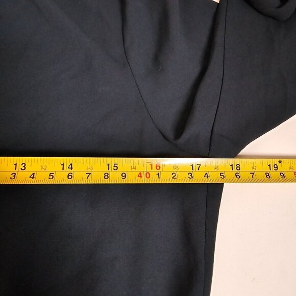 Aritzia Sunday Best Cinched Waist Sheath Mini Dress Pleated Long Sleeve Green 6‎ - Picture 9 of 12